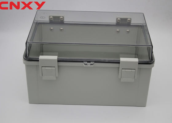 Luar Pcb Enclosure Plastik Persimpangan Kotak M7-302017T Dengan Cover Transparan